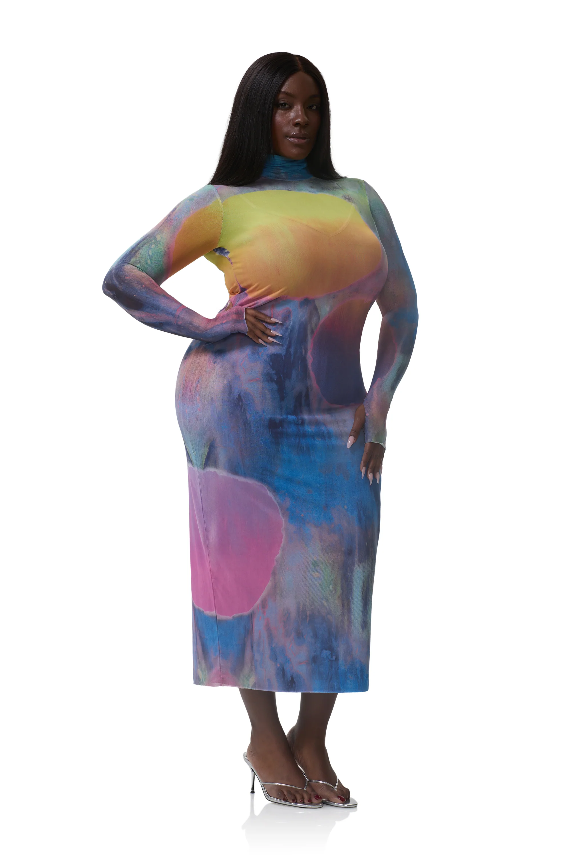 Shailene Dress - Midnight Dot - Image 4