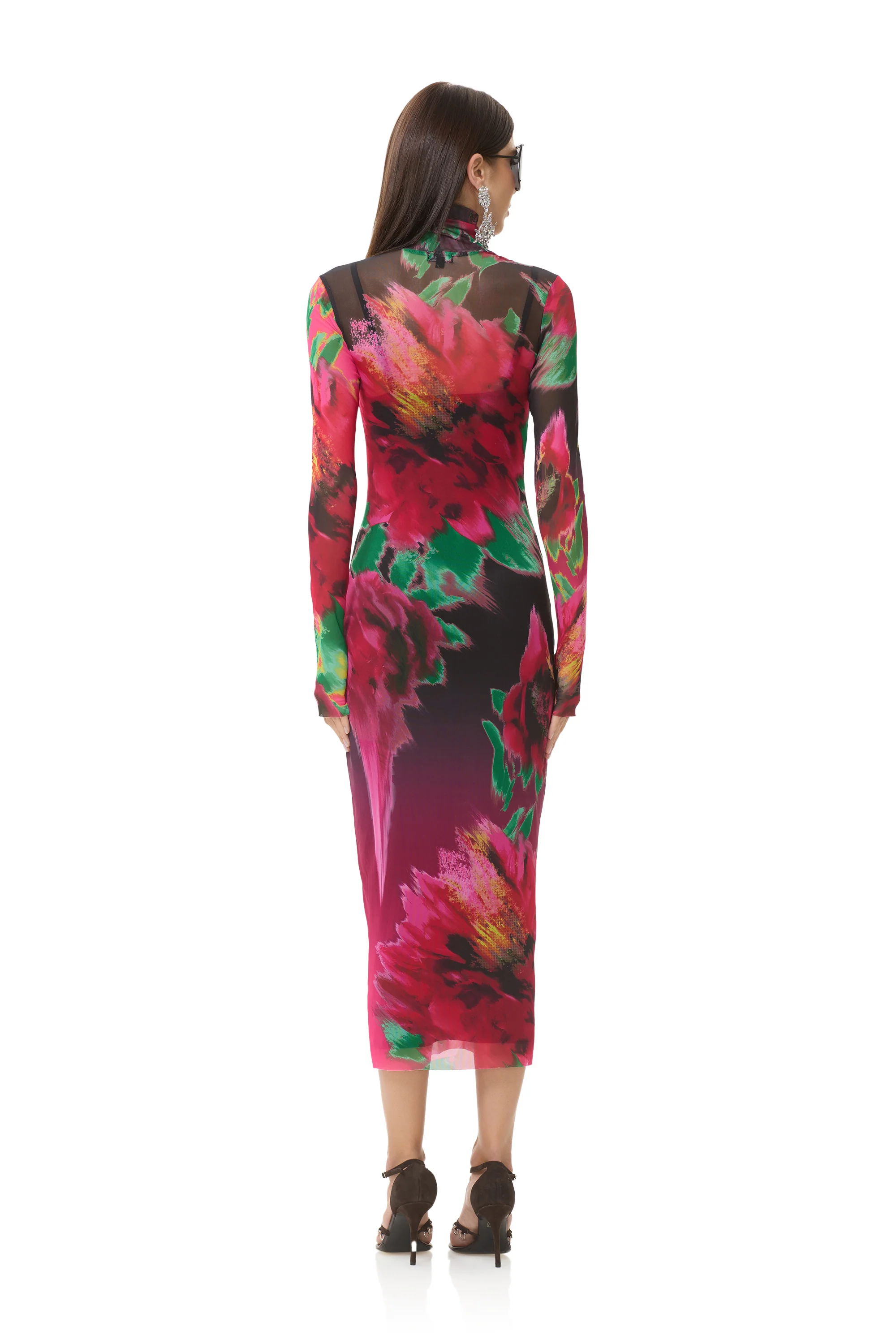 Shailene Dress - Pink Blur Blossom - Image 7