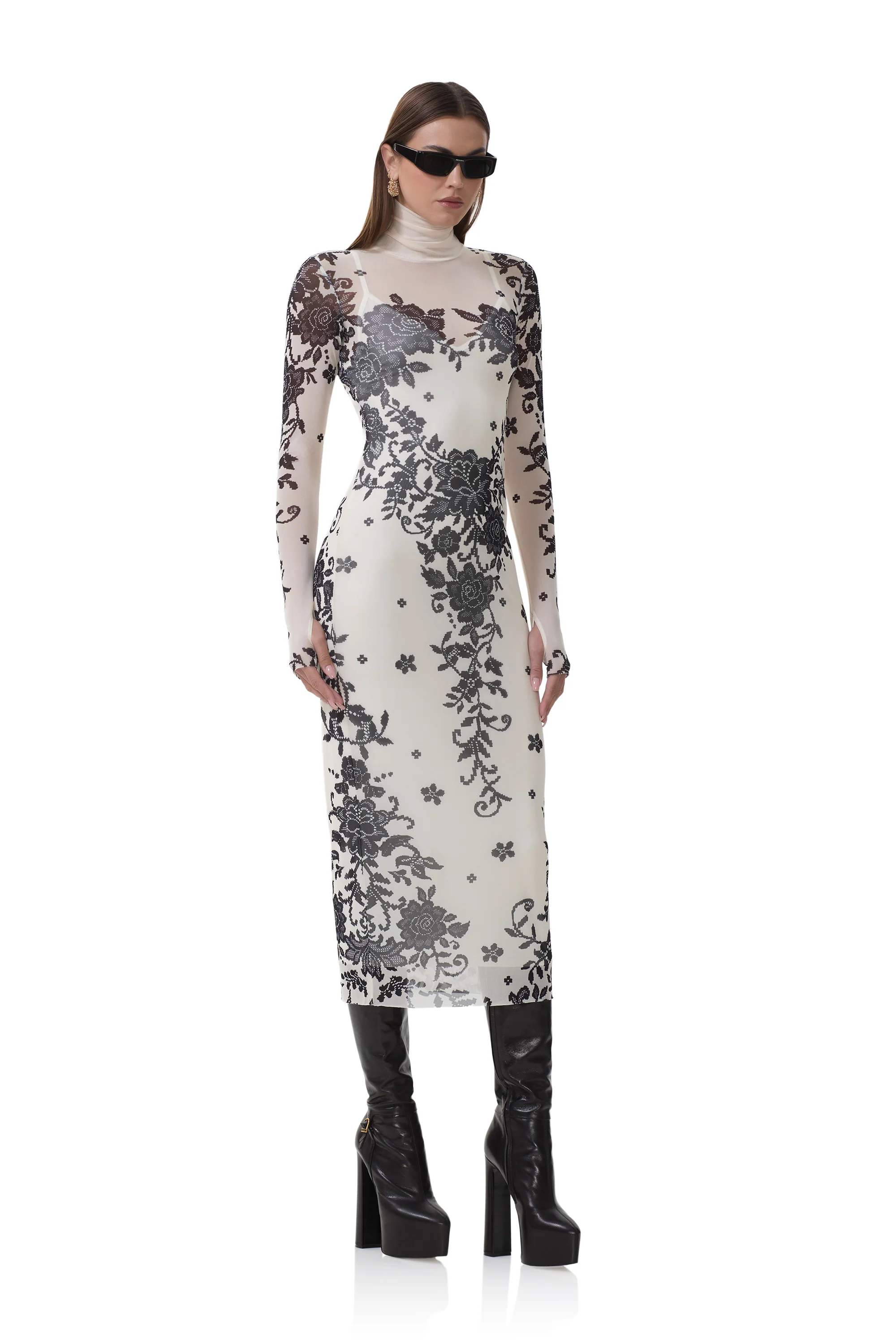 Shailene Dress - Stark Lace - Image 3