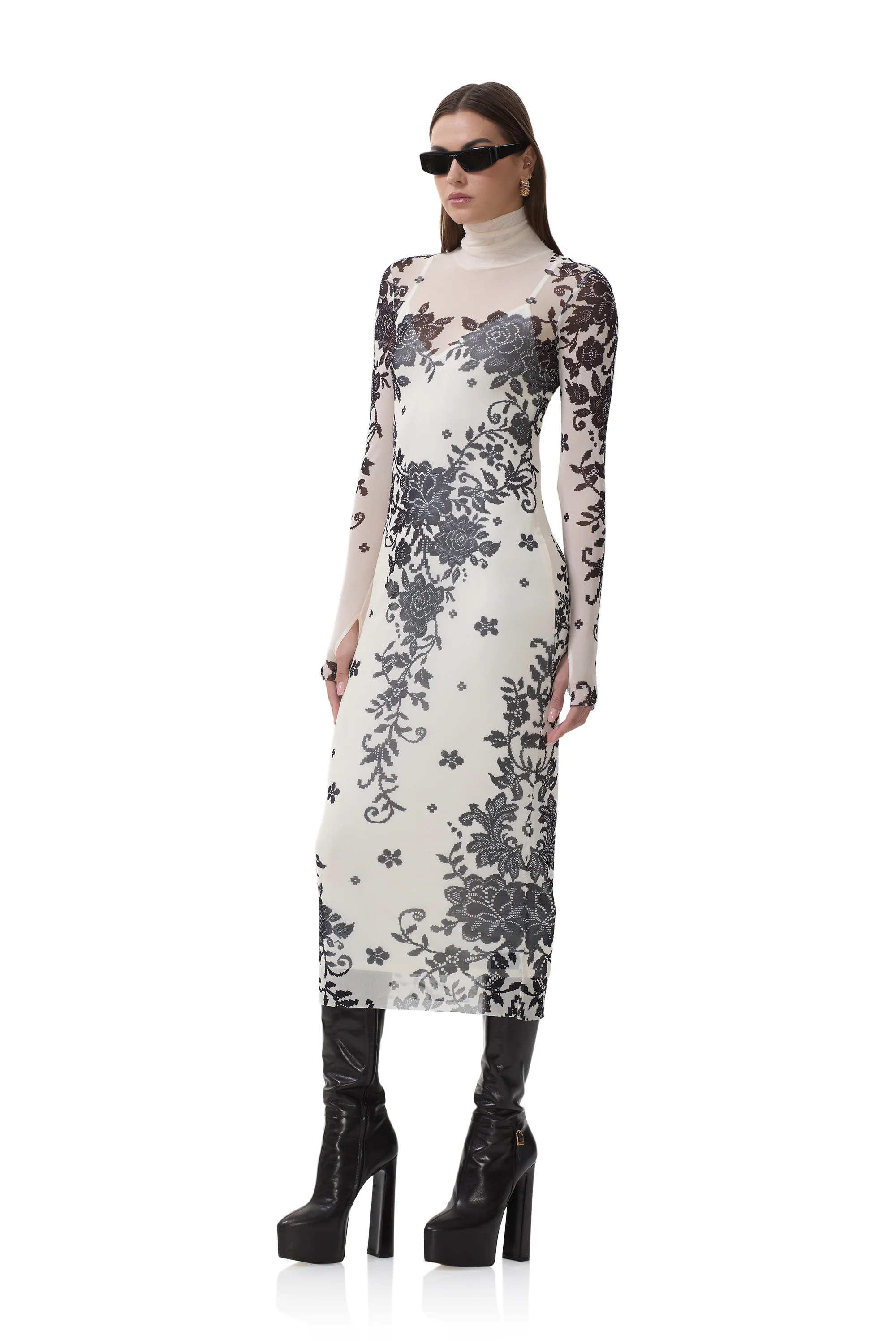 Shailene Dress - Stark Lace - Image 5