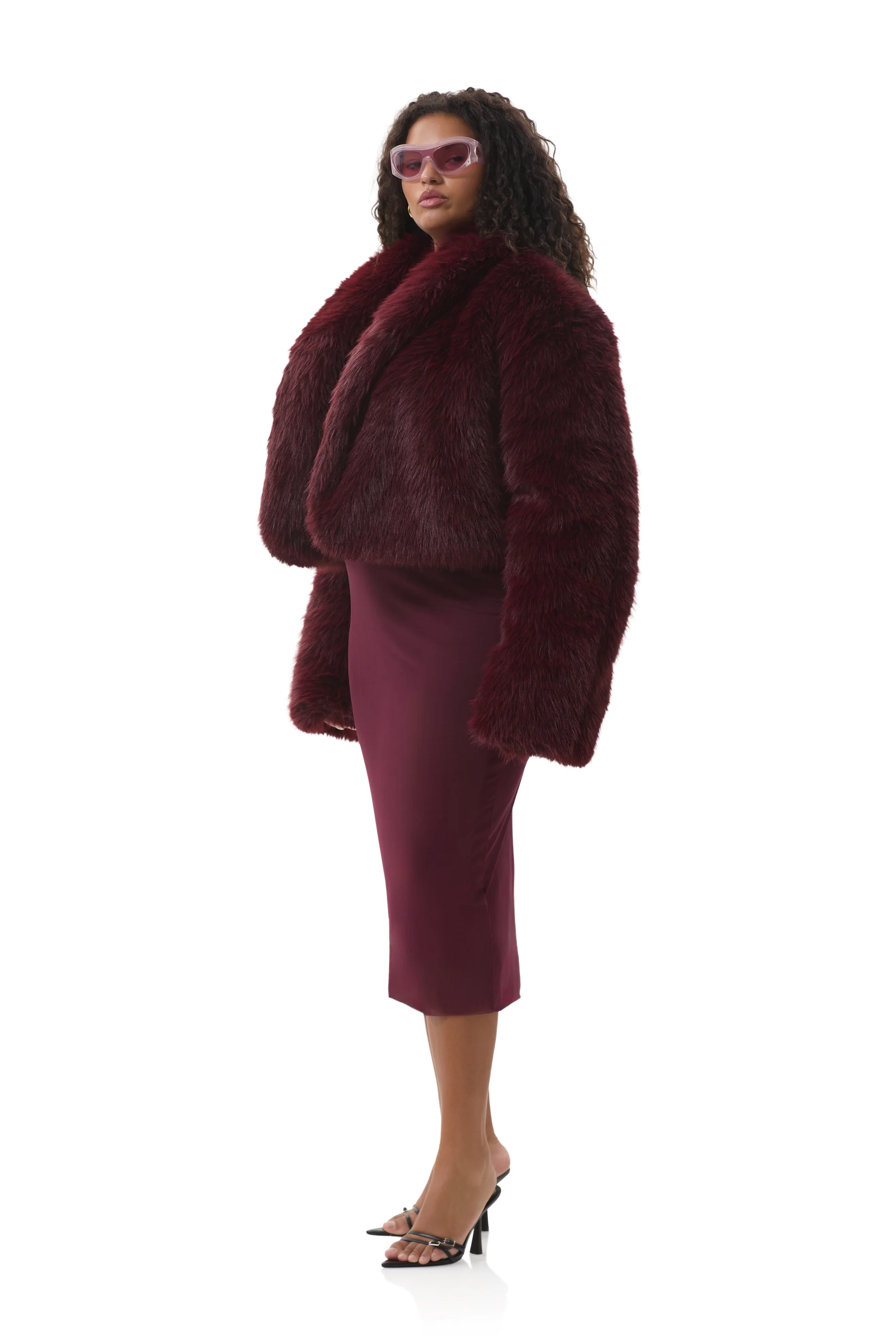Stephanie Fur Jacket - Port Royal - Image 6