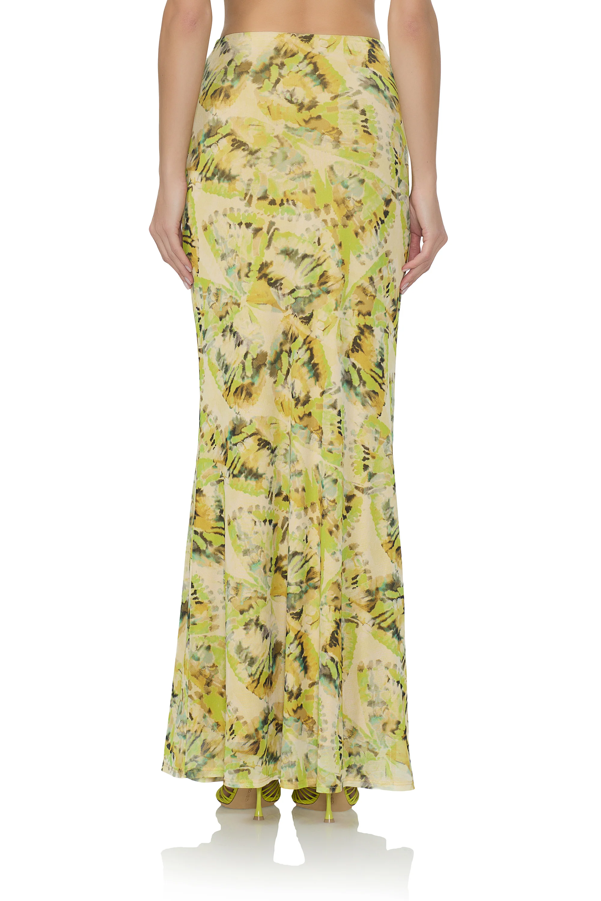Tegan Maxi Skirt - Lime Wing - Image 5