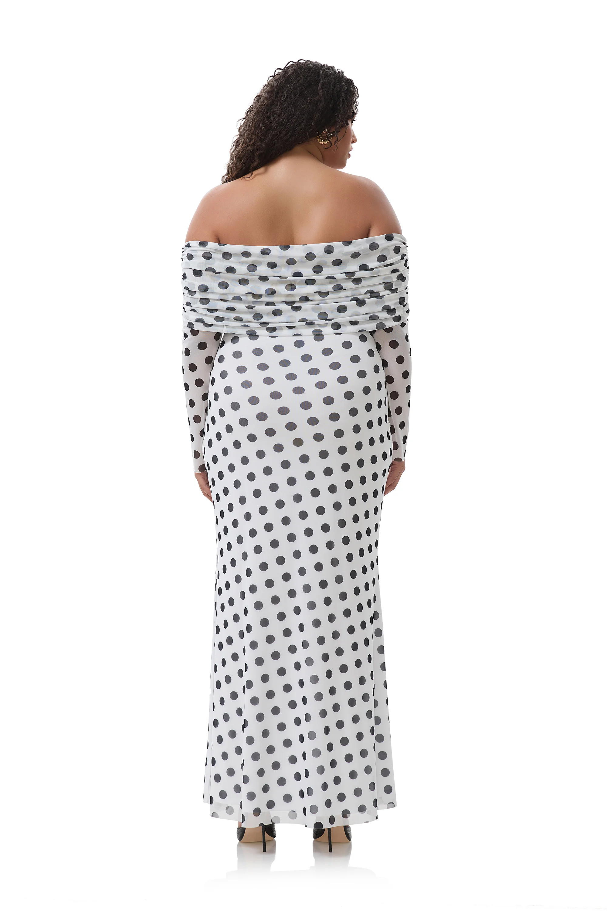 Thelma Dress - Blanc Dot - Image 7