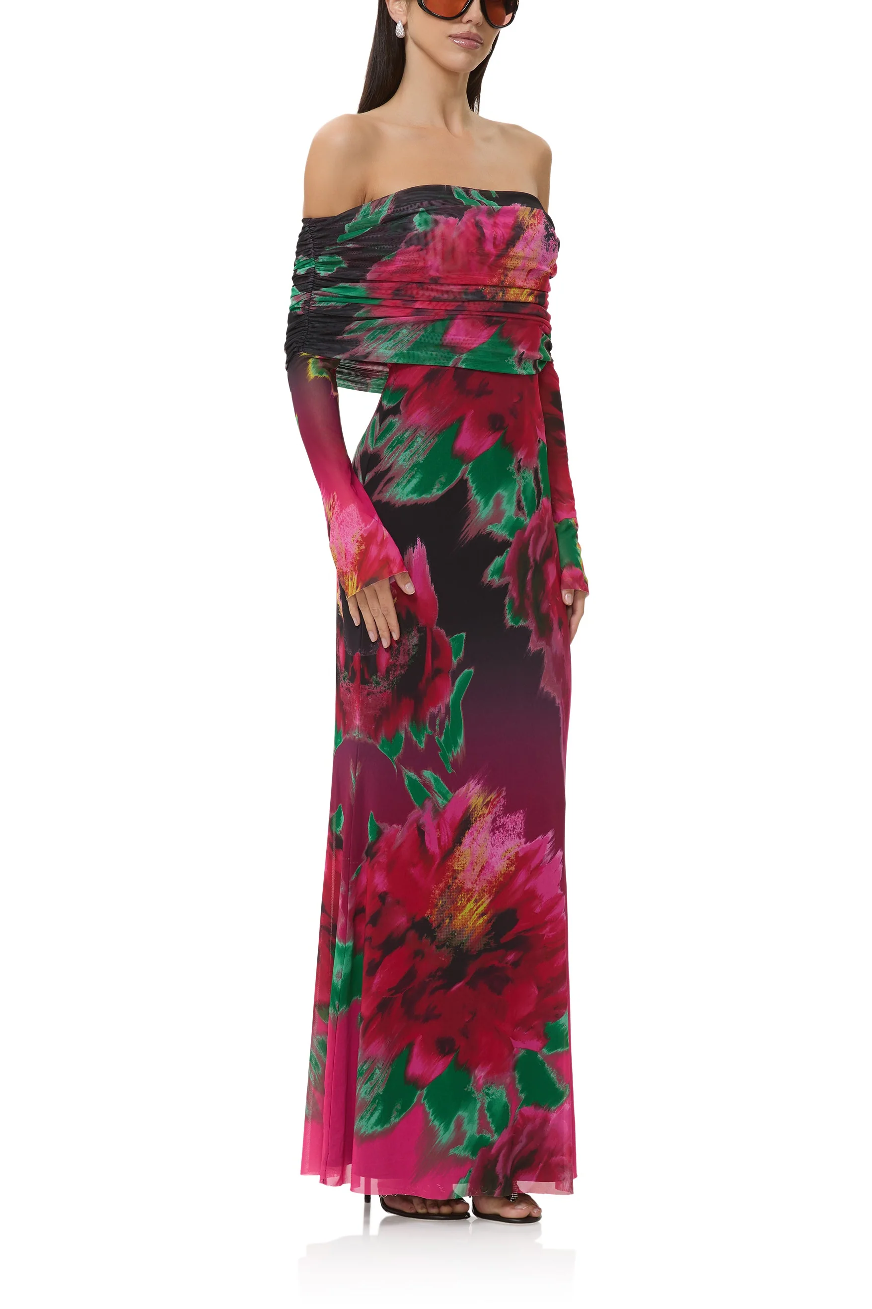 Thelma Dress - Pink Blur Blossom - Image 3