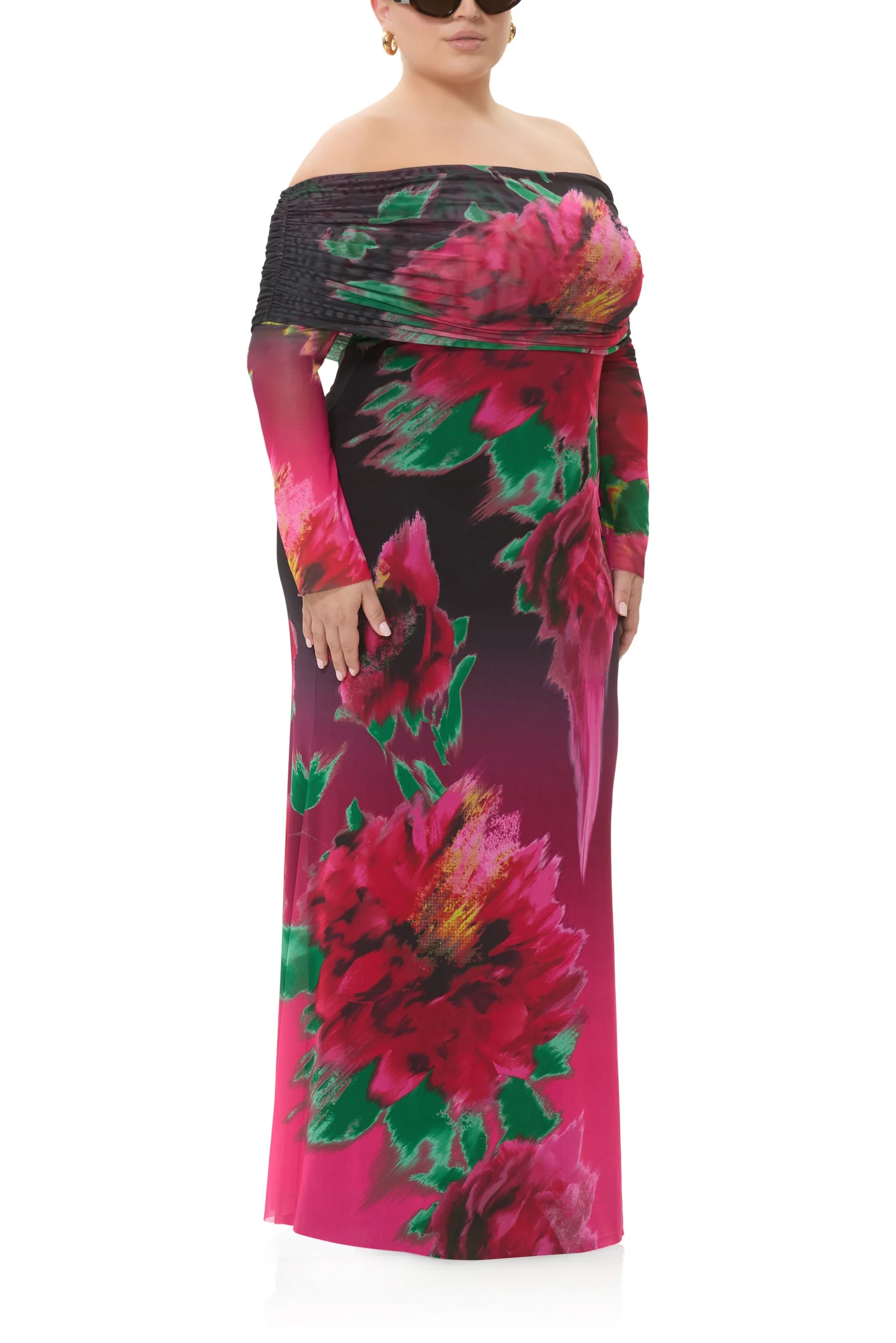 Thelma Dress - Pink Blur Blossom - Image 4