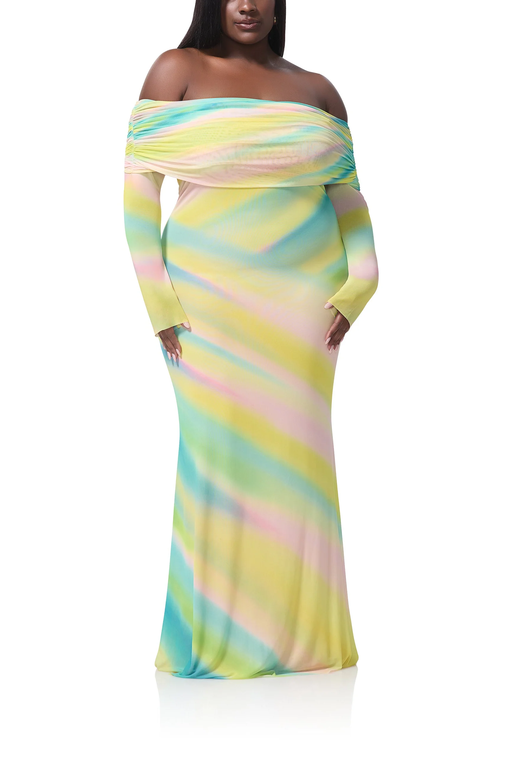 Thelma Dress - Rainbow Stripe - Image 2