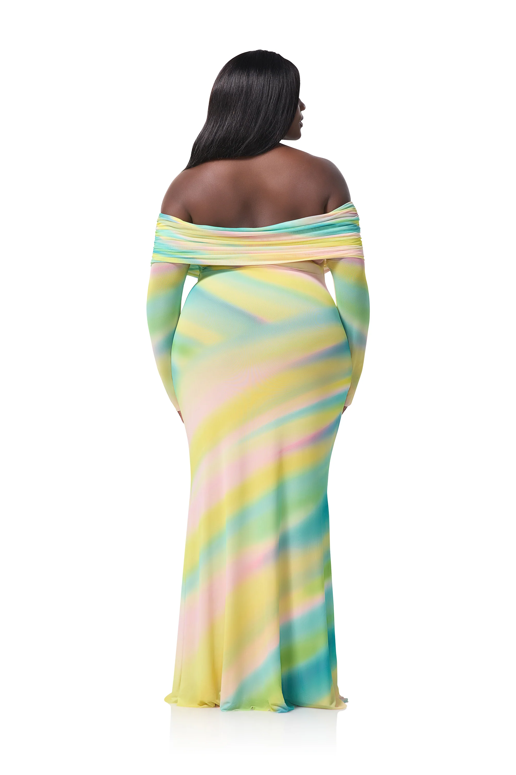 Thelma Dress - Rainbow Stripe - Image 8