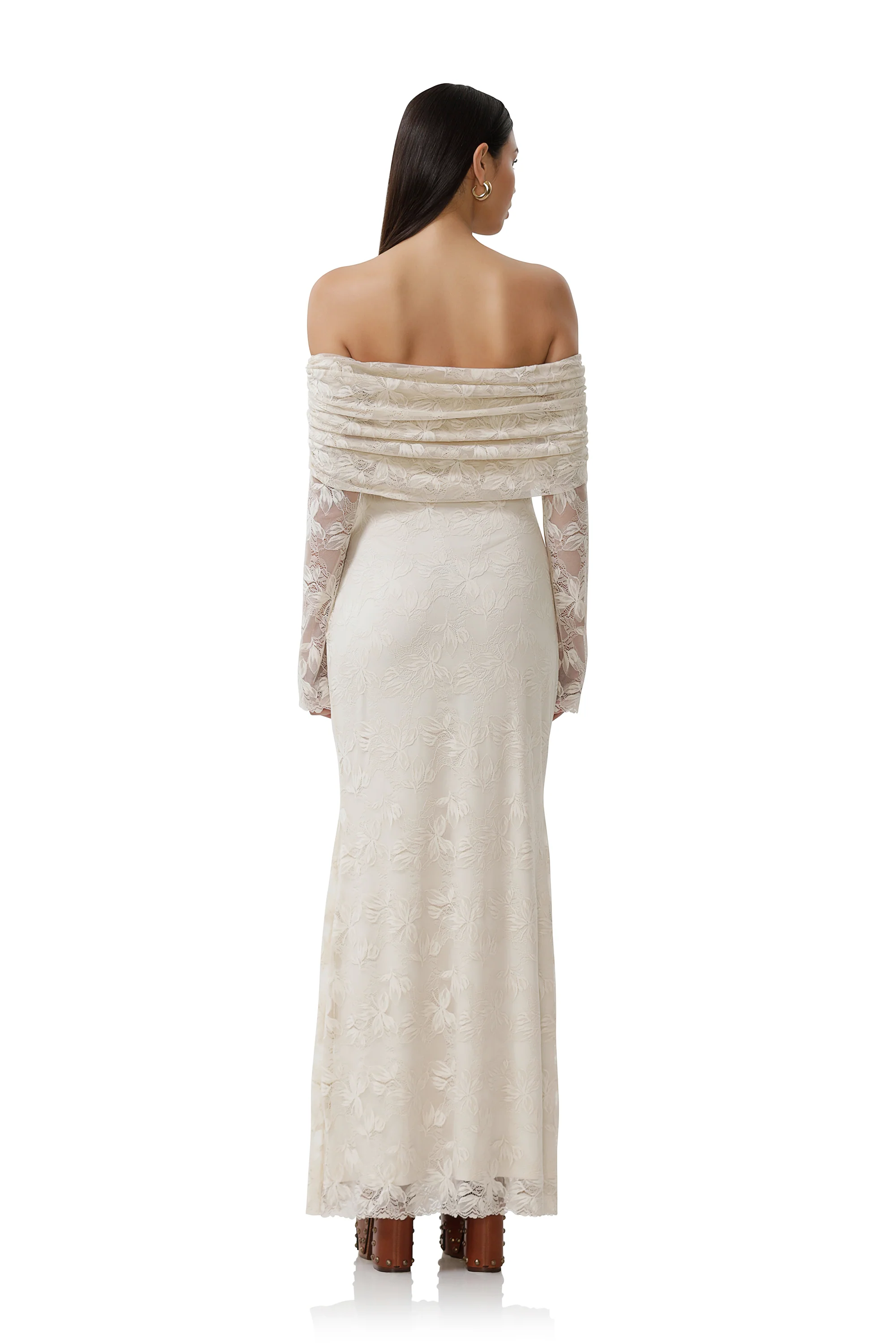 Thelma Lace Dress - Birch - Image 4