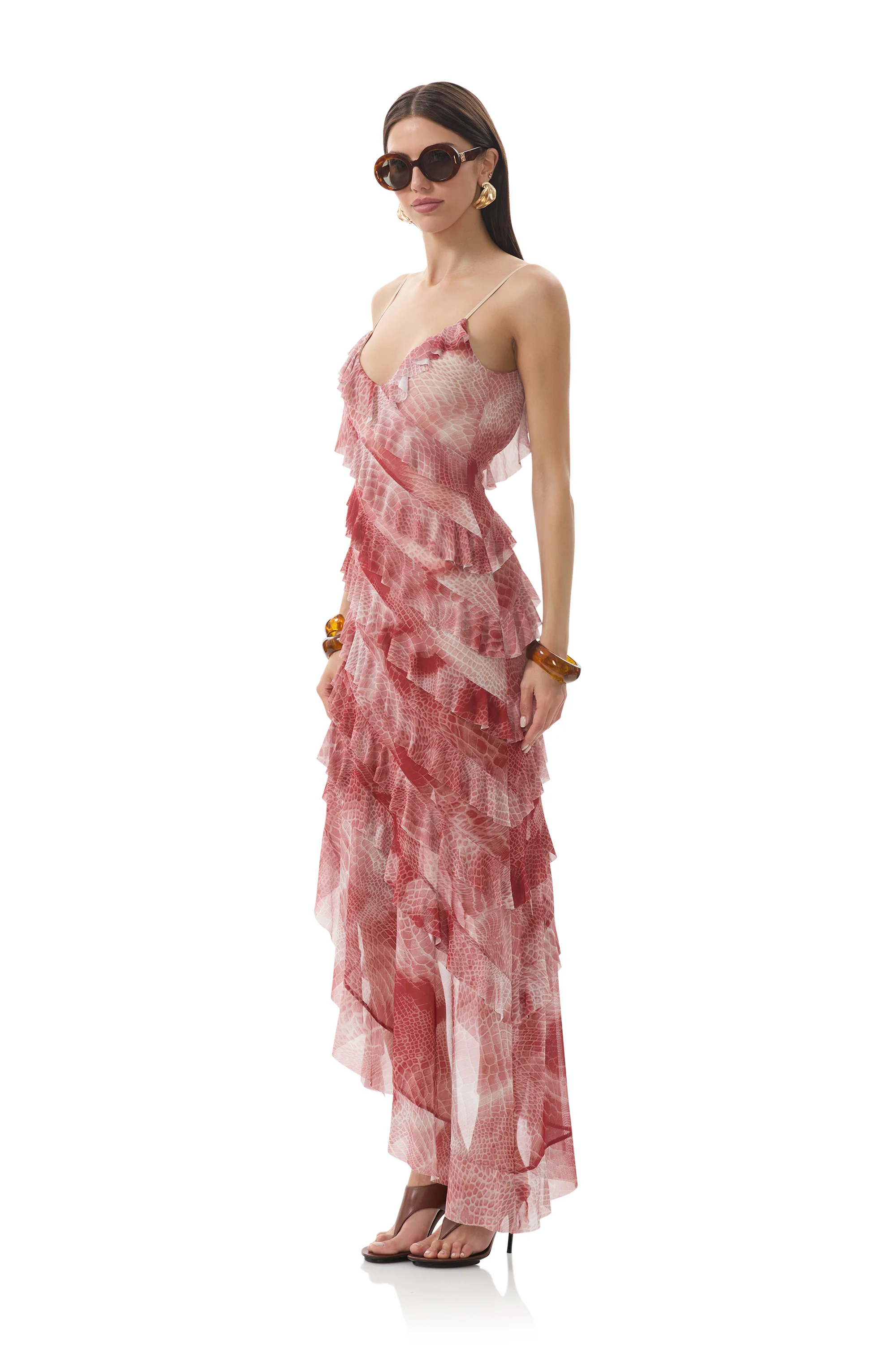 Vienna Dress - Rust Snake - Image 3