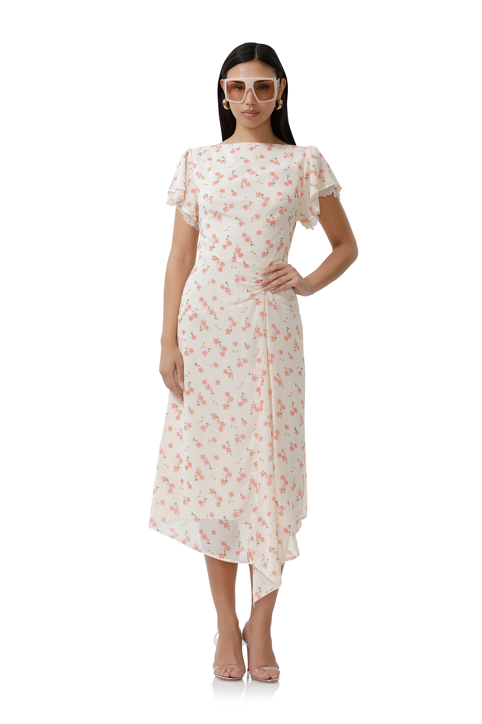 Vittoria Dress - Birch Ditsy
