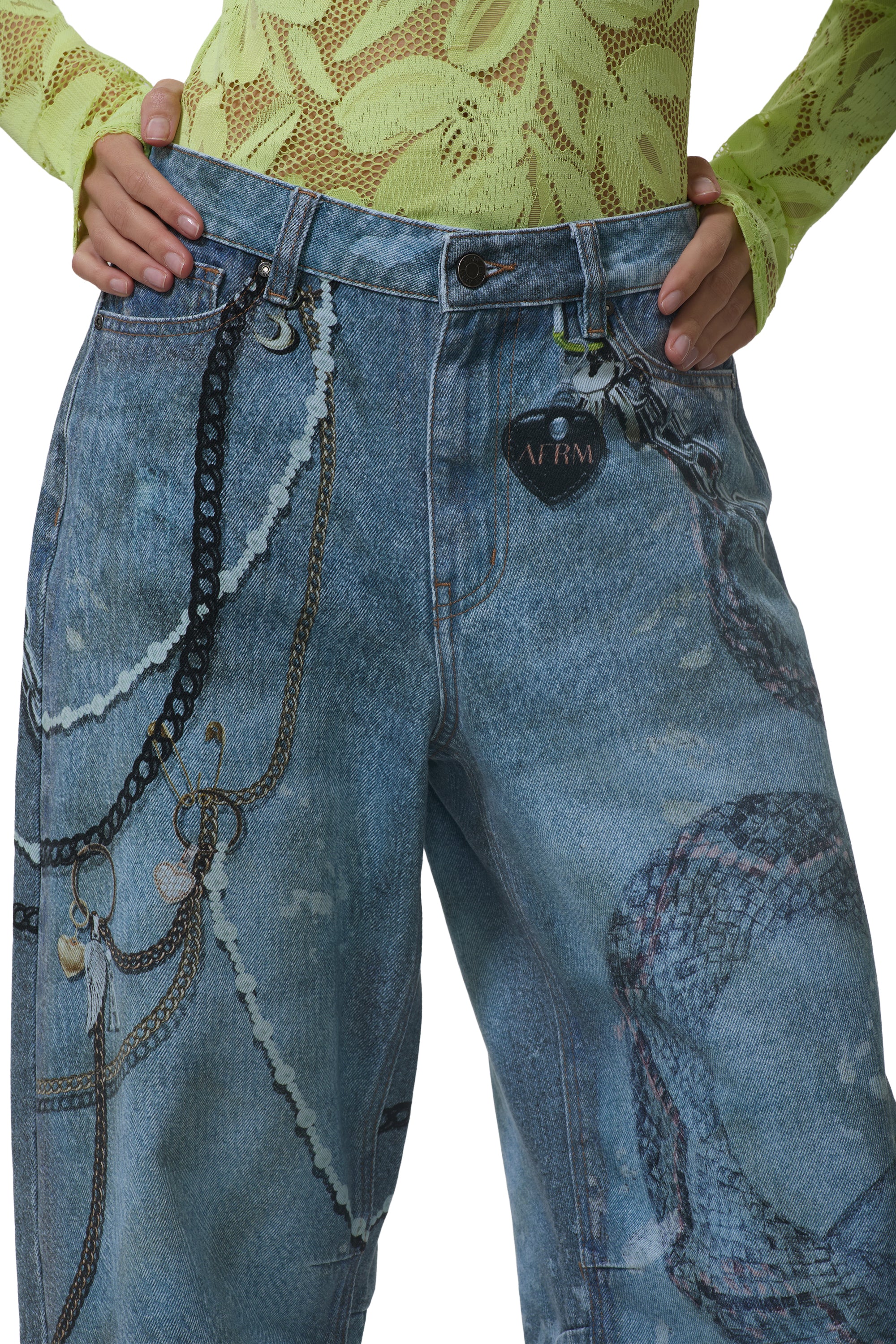 Walker Barrel Pant - Grunge Print - Image 6