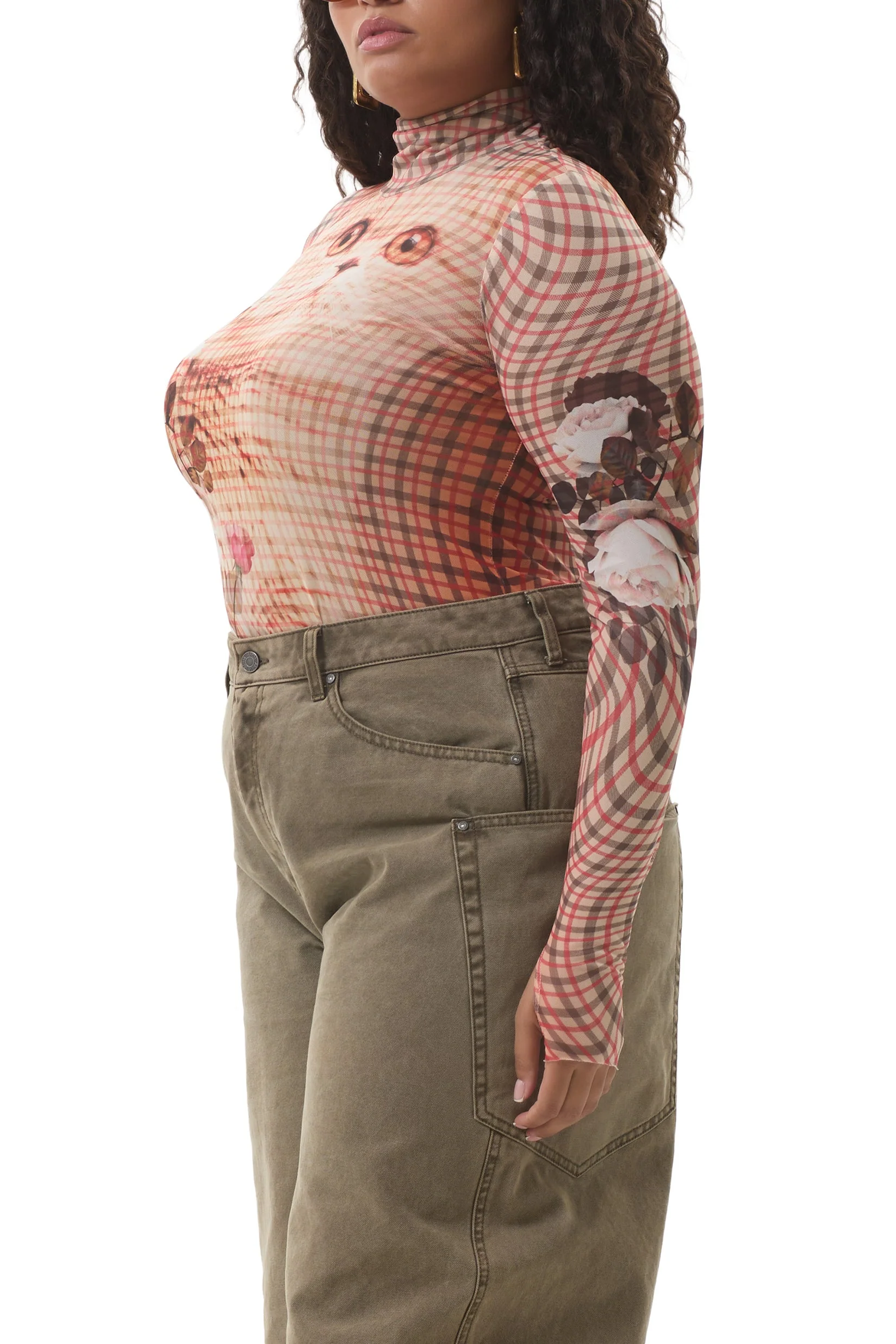Zadie Top - Kitten Plaid - Image 6